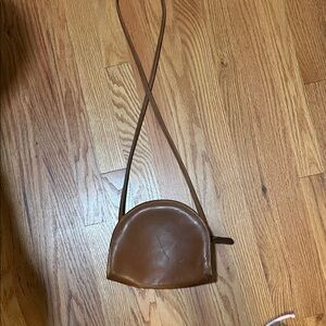 Coach small Brown Leather Crossbody Bag